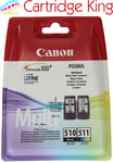 Canon 2970b010 Original Pg-510 & Cl-511 Ink Pack For Pixma Mp480 Printer