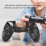 Soft Silicone Sleeve Dustproof Case Handle Cover For PS4 Controller Gray MPF