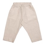 HUTTEliHUT BUX pants linen mini stripes – camel - 92