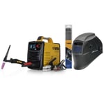 Poste a souder inverter Combiné ARC TIG 150A Torche TIG +12 baguettes Ø 2.5 mm + Cagoule Automatique + Mallette luxe VITO