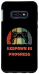 Coque pour Galaxy S10e Respawn in Progress Graphique coloré pour manette de jeu