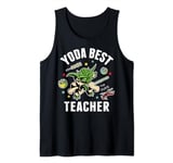 Star Wars Yoda Best Teacher Icons Tank Top