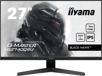 iiyama G-MASTER G2740QSU-B1 27" IPS Monitor, 2560 x 1440 QHD / WQHD, 75Hz, 1ms