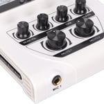 Mini Sound Mixer BT Recording MP3 Function Karaoke Stereo Mixer For TV GHB