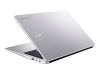Acer Chromebook 315 CB315-4HT - Intel Pentium Silver - N6000 / jusqu'à 3.3 GHz - Chrome OS - UHD Graphics - 8 Go RAM - 128 Go eMMC - 15.6" IPS écran tactile 1920 x 1080 (Full HD) - Wi-Fi 6 - Argent pur - clavier : Belge