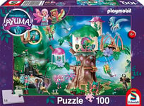 Schmidt Spiele 56480 Playmobil, Ayuma, la forêt Magique des fées, Puzzle pour Enfants 100 pièces, Multicolore, Small