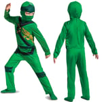 Disguise Official LEGO Ninjago Costume for Kids - Lloyd Green Ninja Suit for Boy