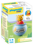 Playmobil 1.2.3 Disney 71318 Winnie l'ourson et culbuto pot de miel