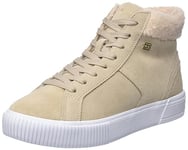 Tommy Hilfiger Women Trainers Suede Shoes Vulcanised, Beige (Merino), 5 UK