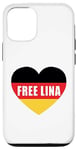 iPhone 14 Free Lina Freedom For Lina German Flag Heart Graphic Case