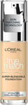 L'Oreal Paris True Match Liquid Foundation, Skincare Infused with Hyaluronic Ac