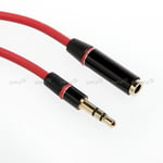 130cm Câble Adaptateur Extension Rallonge pour Ecouteur Audio Mini jack 3,5mm