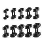 Dumbbell Rack Set support + 10 paires d' haltères courts 330kg