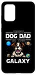 Coque pour Galaxy S20+ Best Dog Dad In The Galaxy Brittany Dog Puppy Dogs Lovers