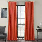 HPD Half Price Drapes Curtain for Room Darkening 50 X 84 (1 Panel), BOCH-171125-84, Navajo Rust, Polyester Blend, 50 in x 84 in