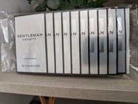 10 X GIVENCHY GENTLEMAN SOCIETY 1ml EDP SAMPLE SPRAY.(10 X 1ML = 10ML)