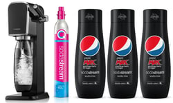 Sodastream - Art Black + 3 x Pepsi Max (Bundle)