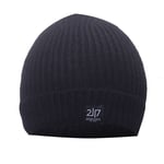 2117 Hemse Stickad mössa Black