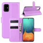 samsung Samsung A71 PU Wallet Case Purple