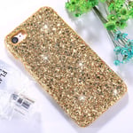 Ruthlessliu New For iPhone 8 & 7 Colorful Sequins Paste Protective Back Cover Case (Black) (Color : Gold)