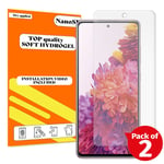 Screen Protector For Samsung Galaxy S20 FE 2022 Hydrogel Cover - Clear TPU FILM