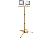 LED konstruksjonsspotlight med teleskopstativ, 2 x 50 W