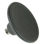 SPARES2GO 5.5cm Large Handle Lid Knob For Le Creuset Casserole Pot / Dish / Saucepan (Black)