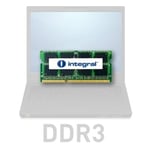4GB DDR3-1600 SoDimm Integral Elinikäinen takuu