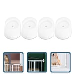 4pcs Mounted Stair Safety Gate Stair Gate Wall Guard Baby Wall Cups