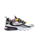 Nike Womens Air Max 270 React Kids Multicoloured Trainers - Multicolour - Size UK 3.5