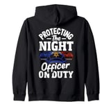 Midnight Patrol Policeman's Moonlighter Duty Zip Hoodie