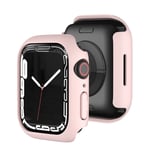 Hard PC Apple Watch 7 / 8 / 9 45mm bumper-kuori - Pinkki