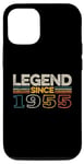 Coque pour iPhone 13 Légende depuis 1955 Original Vintage Birthday Est legend