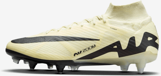 Nike Soft-ground High-top Football Boot Mercurial Superfly 9 Elite Jalkapallokengät LEMONADE/BLACK