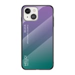 IPhone 13 mini TPU-kotelo - Gradient Purple Green