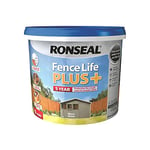 Ronseal RSLFLPPWS5L Fence Life Plus, Warm Stone, 5 Litre