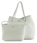 GUESS VIKKY EXTRA LARGE TOTE, White, Contemporary