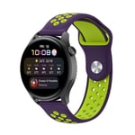 CaseOnline EBN Sport Armband Huawei Watch 3 Pro - Lila/grön