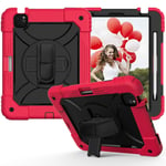 FANSONG iPad Pro 11 2021 Case for Air 4 10.9 2020 4th Generation Kids iPad Cover Rugged Dual Layer Kickstand Apple Pen Holder Hand Strap Hard Case for New iPad Pro 3 Gen