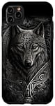iPhone 11 Pro Max Stylish Viking Wolf Design Wild Animal Viking Wolf Case