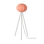 Made By Hand Knit-Wit 45 Round High floor lamp Coral