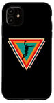 Coque pour iPhone 11 Vintage Basketball Dunk Retro Sunset Colorful Dunking Bball