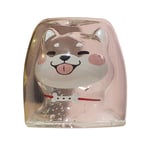 Hemoton Double Layers Dogs Glass Cup Heat Resistance Milk Cup Double Wall Cute Animal Mug Juice Water Cup (Transparent Liner)