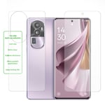 For Oppo Reno10 Pro Plus Front and Back Screen Protector TPU COVER Film