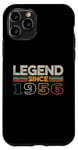 Coque pour iPhone 11 Pro Légende depuis 1956 Original Vintage Birthday Est legend