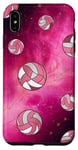Coque pour iPhone XS Max Volleyballballon-rose esthétique femmes filles