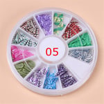 12 Grids/set Slices Nail Decor 3d Sticker Polymer Clay 5