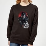 Avengers Endgame War Machine Brushed Women's Sweatshirt - Black - M - Black