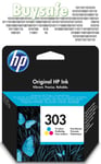 HP 303 Standard Capacity Colour Original Ink Cartridge for HP ENVY Photo 7830 Al