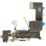Nappe Connecteur De Charge + Micro + Prise Jack + Antenne Gsm Pour Apple Iphone 5c - Noir